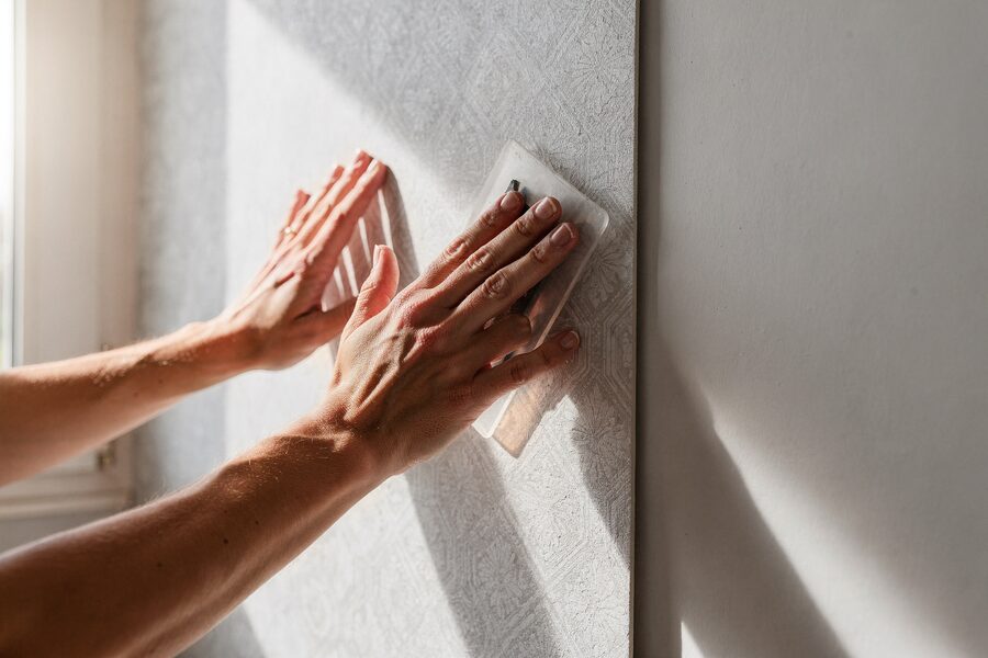 Colocación de papel pintado